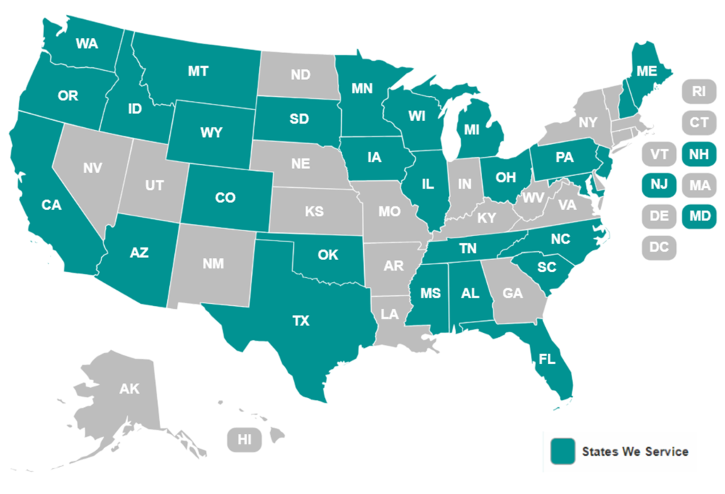 PJMC Service Locations